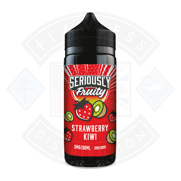 Buy Doozy Vape Seriously Fruity Strawberry Kiwi 0mg 100ml Shortfill