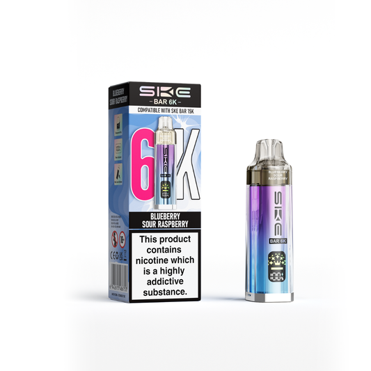 Buy SKE Bar 6K Prefilled Pod Kit Box of 5 Blueberry Sour Raspberry