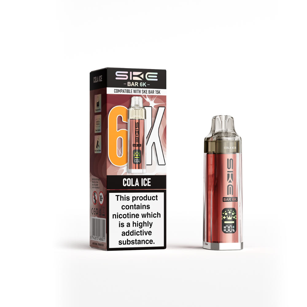 Buy SKE Bar 6K Prefilled Pod Kit Box of 5 Cola Ice