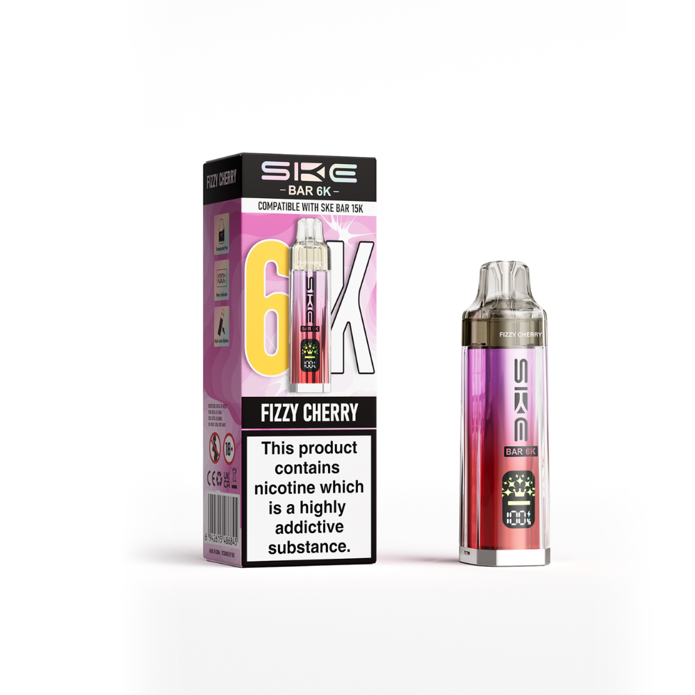 Buy SKE Bar 6K Prefilled Pod Kit Box of 5 Fizzy Cherry