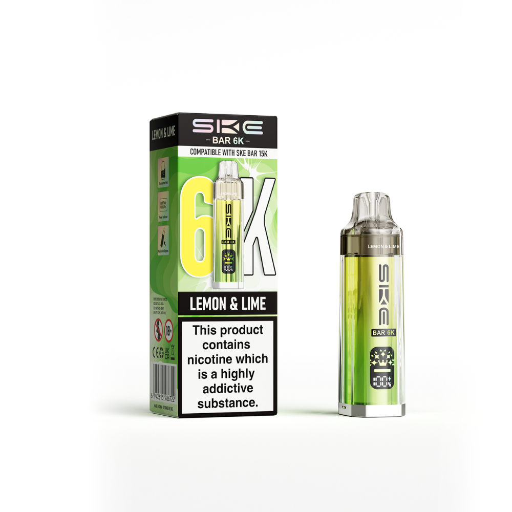 Buy SKE Bar 6K Prefilled Pod Kit Box of 5 Lemon Lime