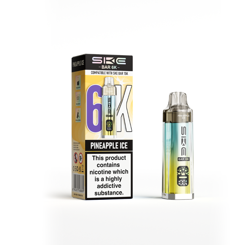 Buy SKE Bar 6K Prefilled Pod Kit Box of 5 Pineapple Ice