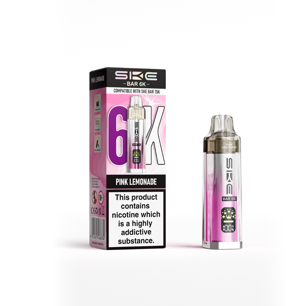 Buy SKE Bar 6K Prefilled Pod Kit Box of 5 Pink Lemonade