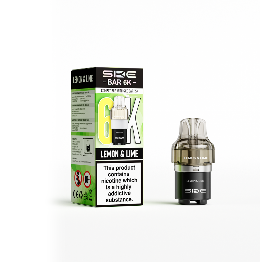 Buy SKE Bar 6K Refill Pods Pack of 5 Lemon Lime
