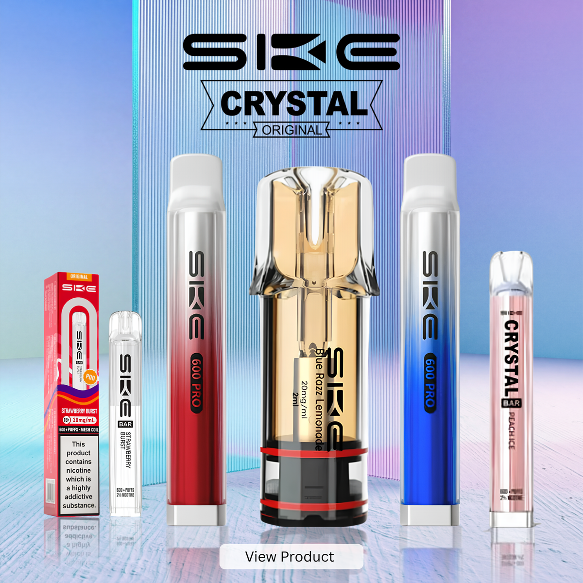 Wholesale SKE Crystal Bar Pods