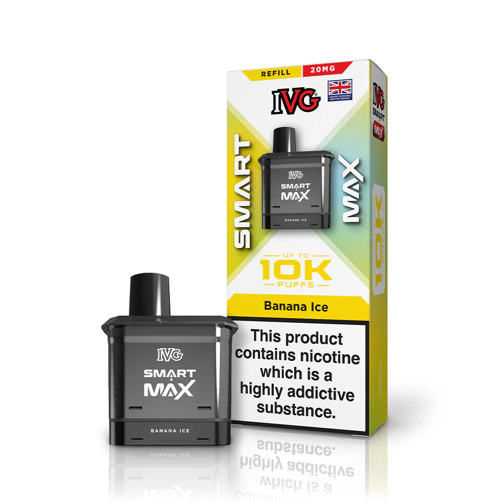 Buy IVG Smart Max 10k Replacement Pods Pack of 5 Banana Ice