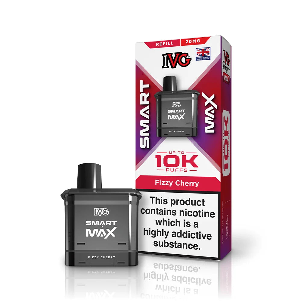 Buy IVG Smart Max 10k Replacement Pods Pack of 5 Fizzy Cherry