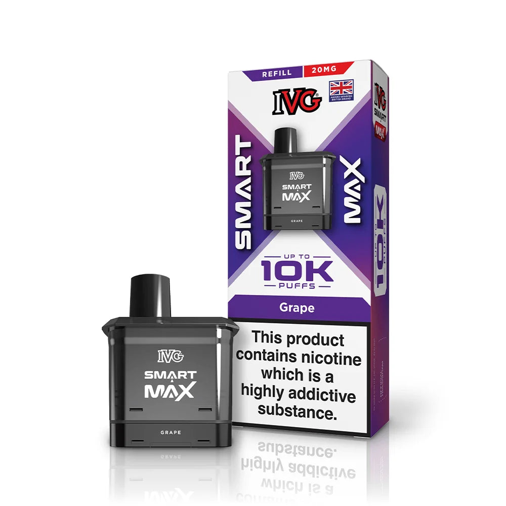 Buy IVG Smart Max 10k Replacement Pods Pack of 5 Grape