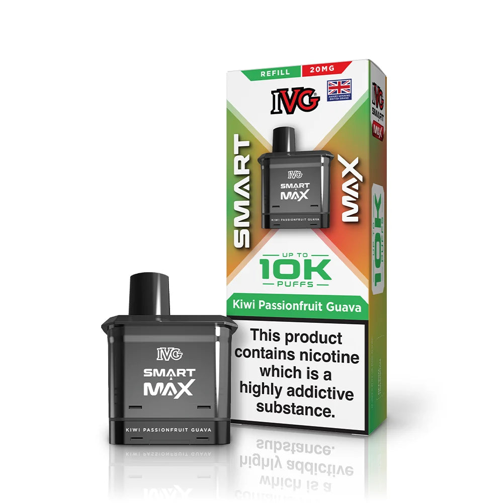 Buy IVG Smart Max 10k Replacement Pods Pack of 5 Kiwi Passionfruit Guava