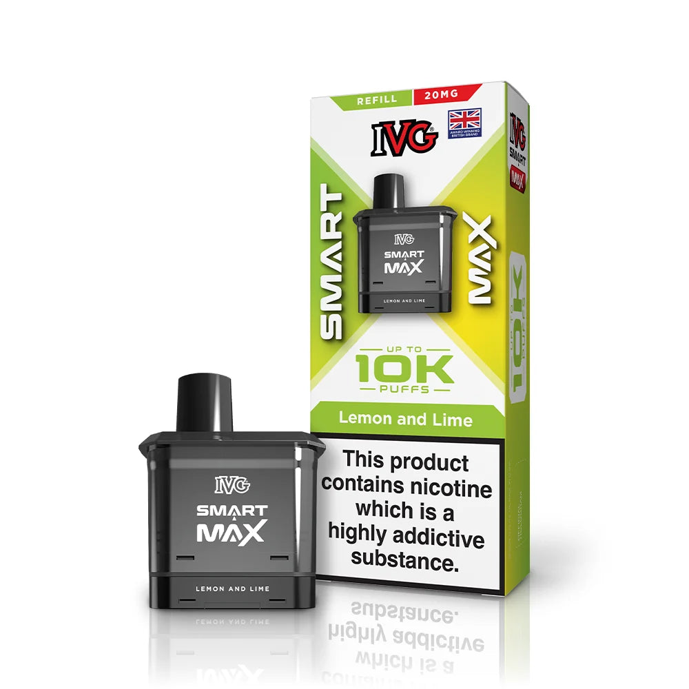 Buy IVG Smart Max 10k Replacement Pods Pack of 5 Lemon & Lime
