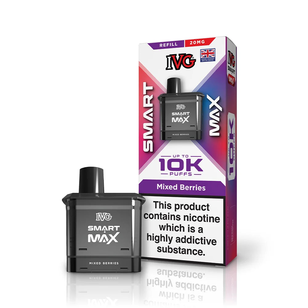Buy IVG Smart Max 10k Replacement Pods Pack of 5 Mixed Berries