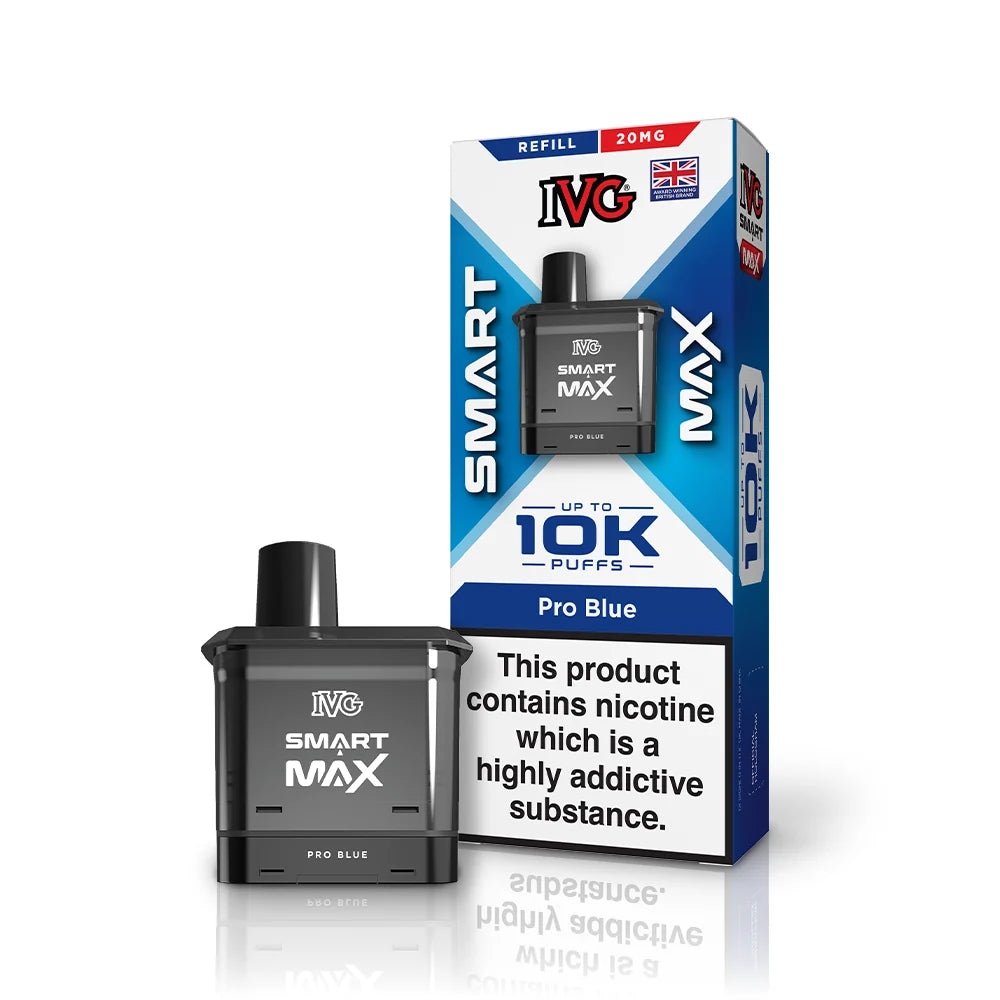 Buy IVG Smart Max 10k Replacement Pods Pack of 5 Pro Blue