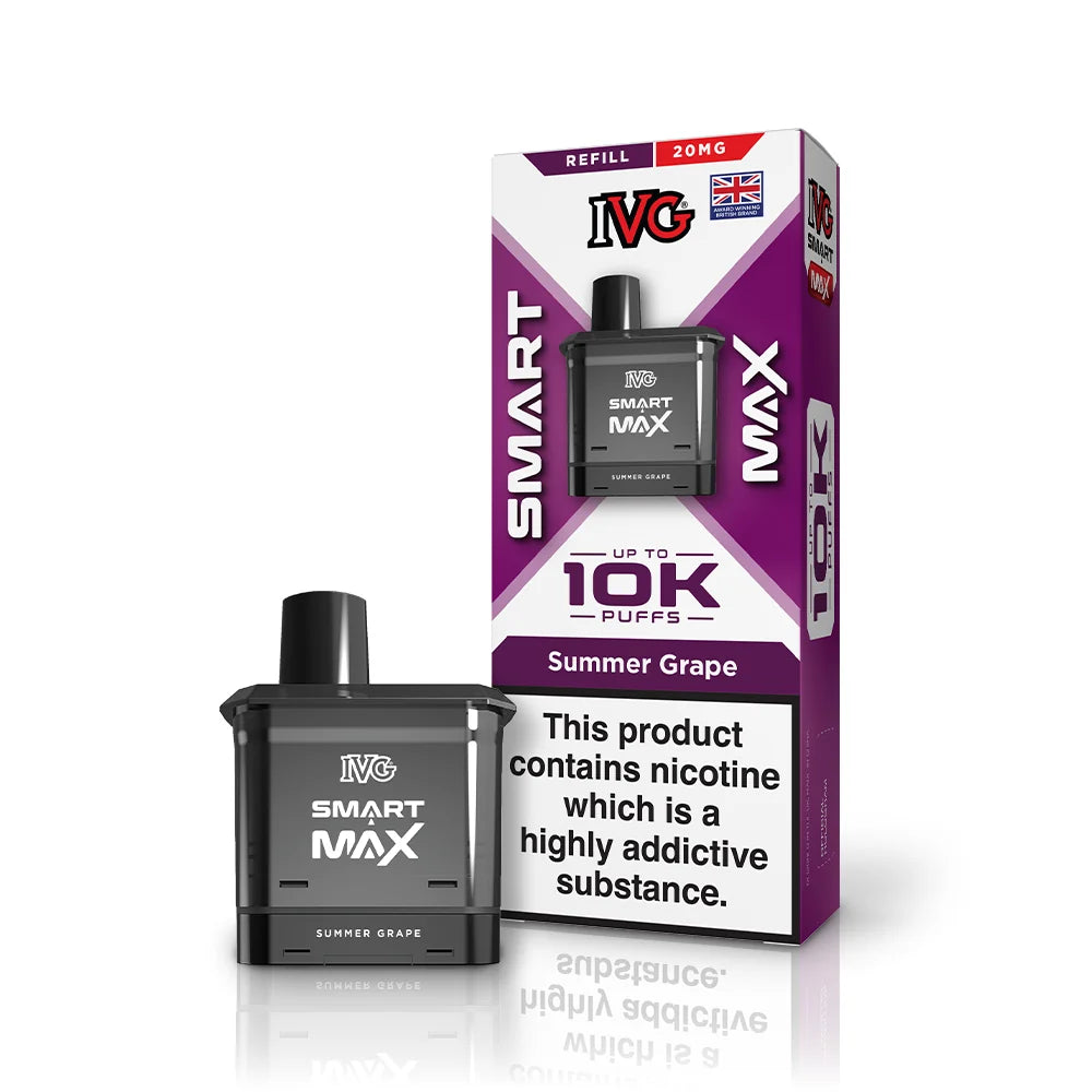 Buy IVG Smart Max 10k Replacement Pods Pack of 5 Summer Grape