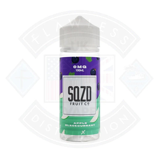Buy SQZD Apple Blackcurrant 0mg 100ml Shortfill