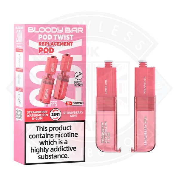 Buy Bloody Bar Pod Twist 20K Prefilled Pods + Refill Containers