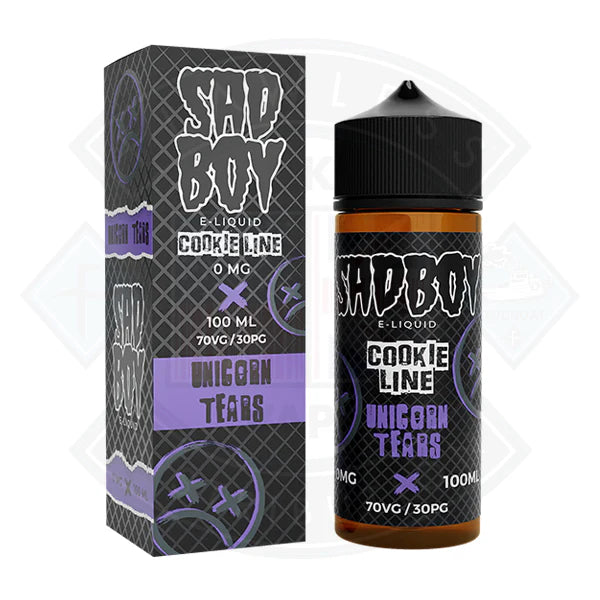 Buy Sadboy Cookie Line- Unicorn Tears (Unicorn Cookie Line Tears) 100ml 0mg shortfill e-liquid