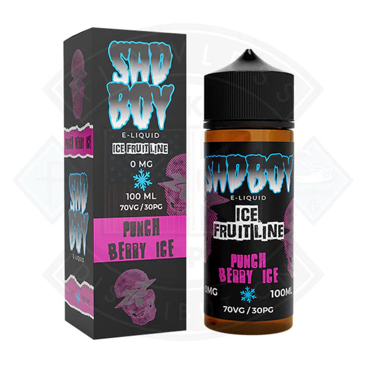 Buy Sadboy Iced Fruit Line- Punch Berry (Punch Berry Ice) 100ml 0mg shortfill e-liquid
