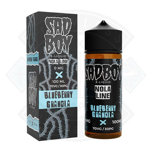 Buy Sadboy Nola Line - Blue Berry (Berry Nola) 100ml 0mg shortfill e-liquid