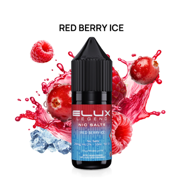 Buy Elux Legend 10ml Nic Salt - Pack of 10 Red Berry Ice