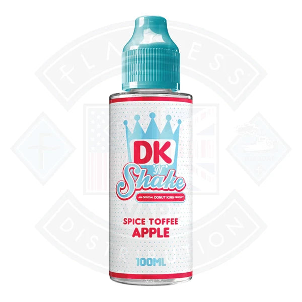 Buy Donut King Shakes - Spice Toffee Apple 0mg 100ml Shortfill