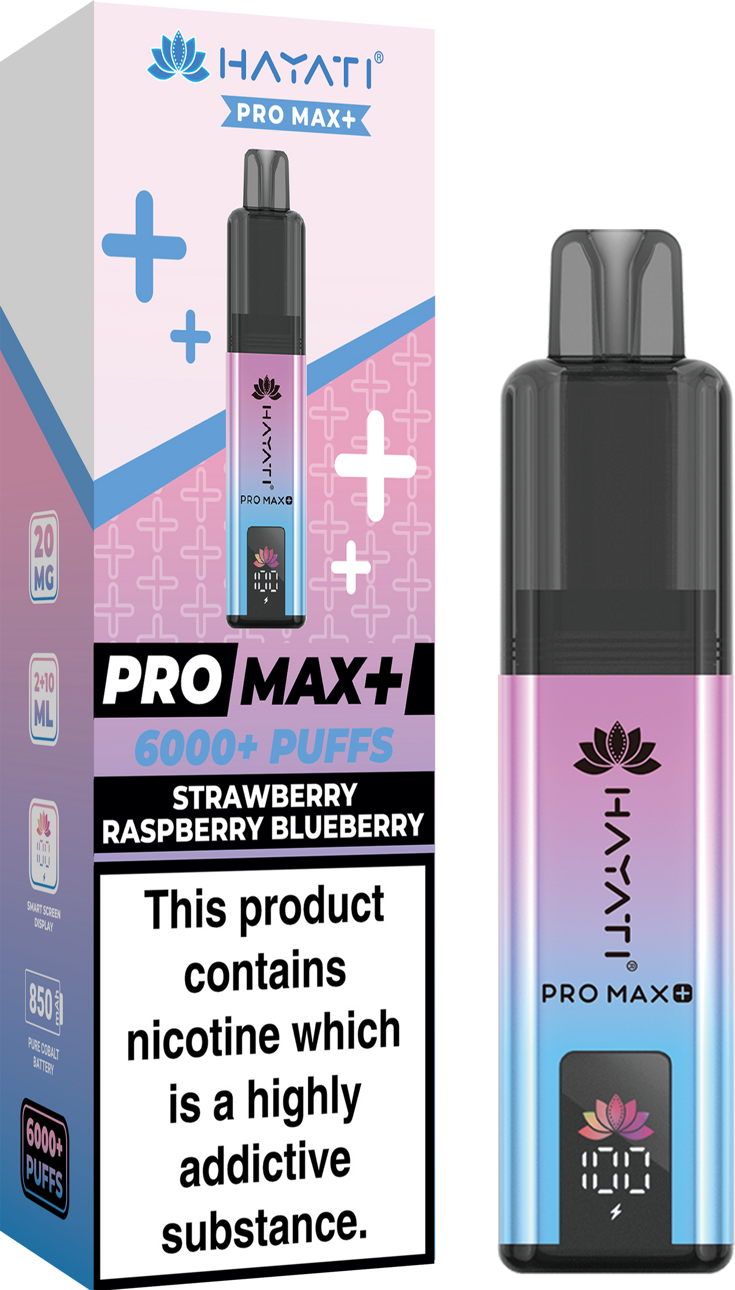 Hayati Pro Max Plus 6000 Prefilled Vape Box of 5