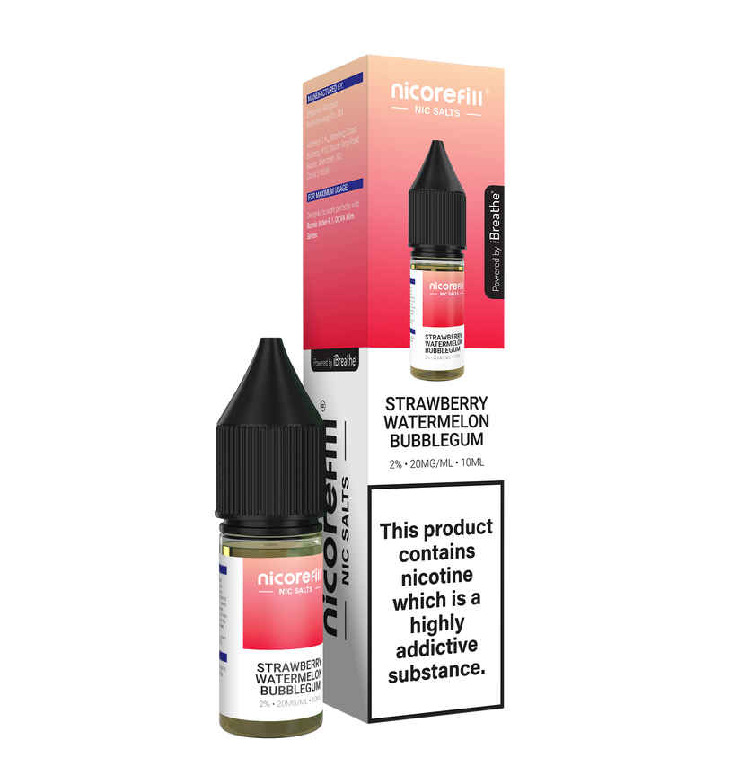 Nicorefill Nic Salt 10ml E-Liquid Box of 10