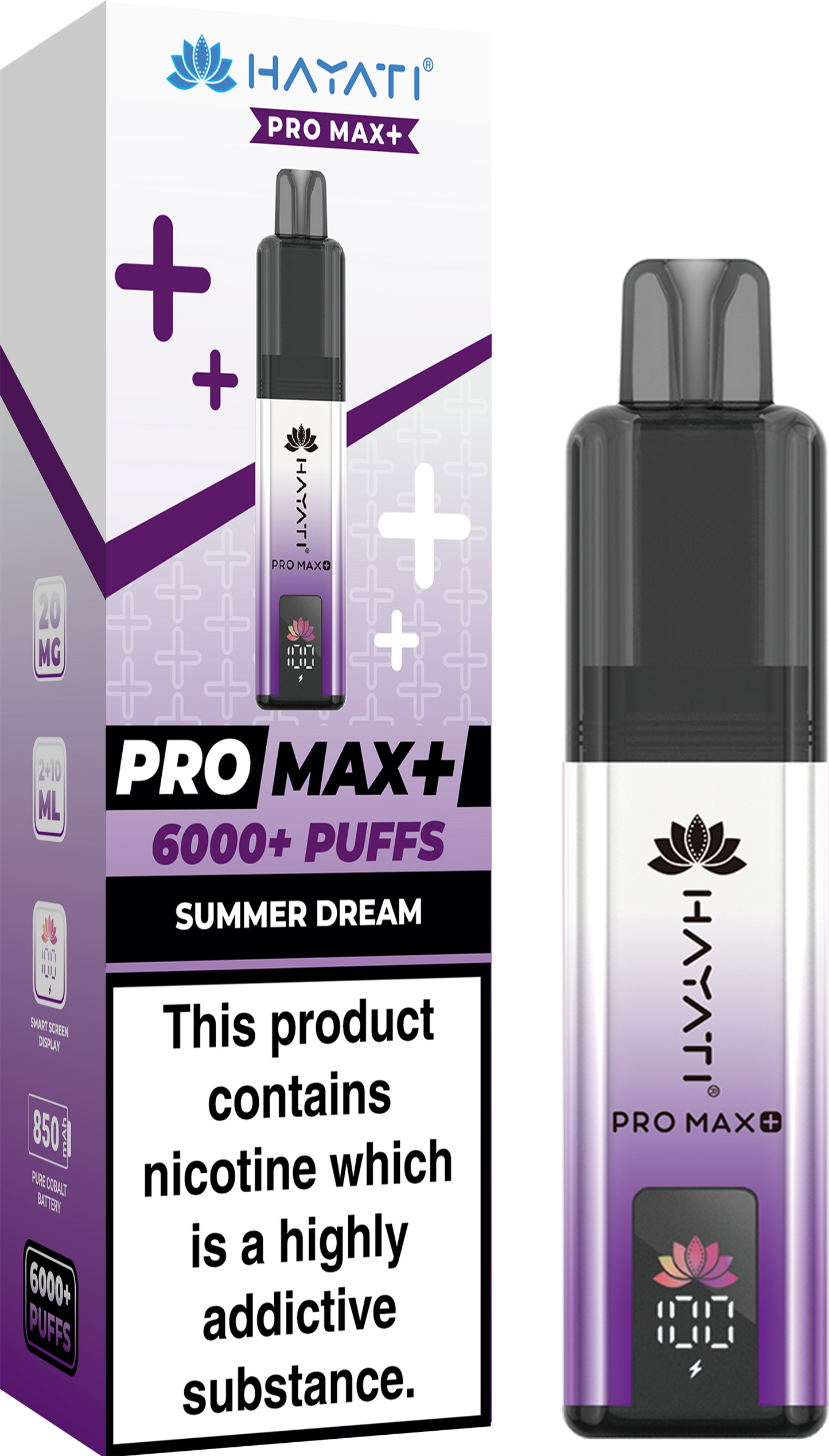 Hayati Pro Max Plus 6000 Prefilled Vape Box of 5