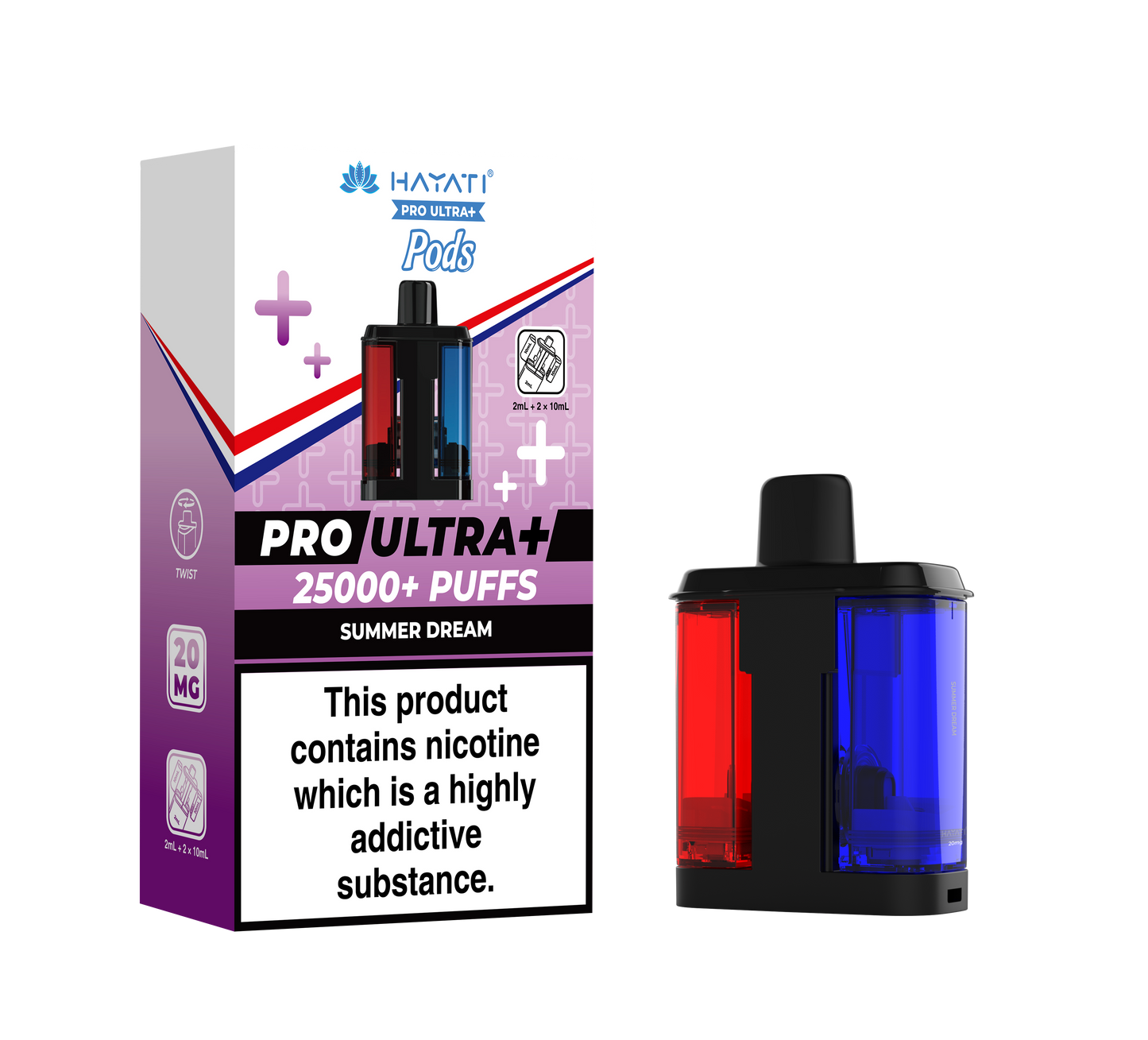 Buy Hayati Pro Ultra Plus 25k Prefilled Pods Pack of 5 Summer Dream