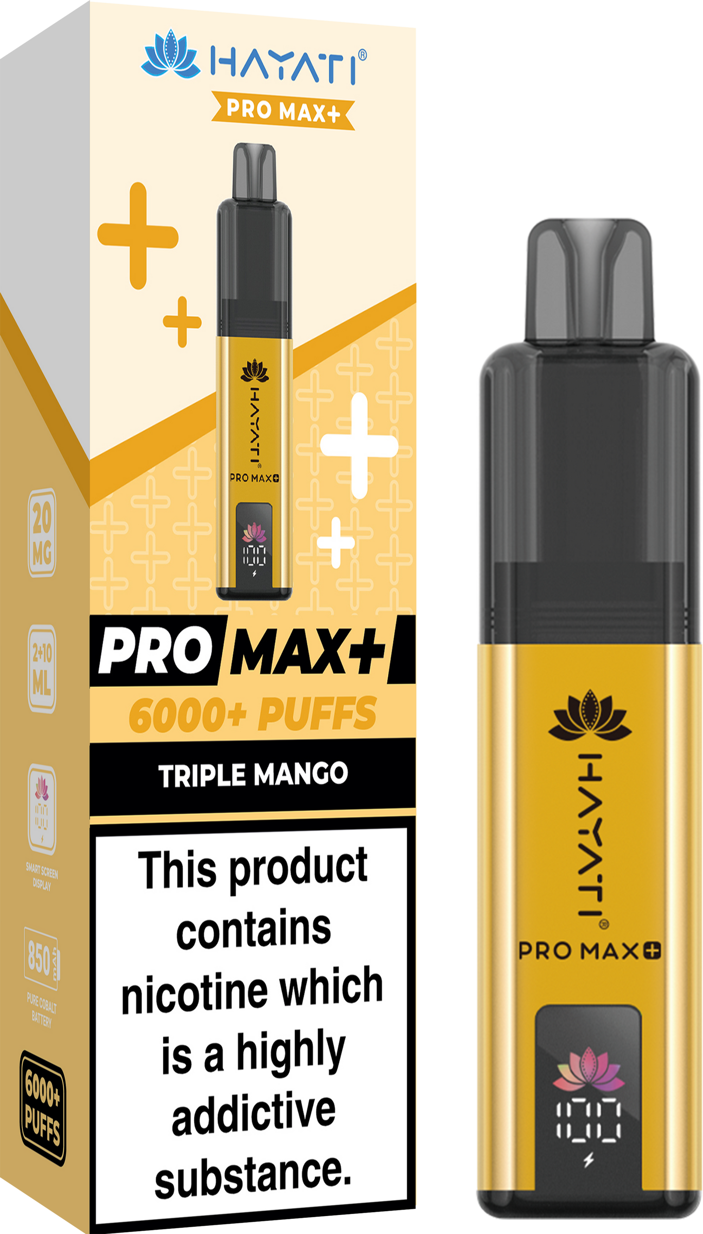 Hayati Pro Max Plus 6000 Prefilled Vape Box of 5
