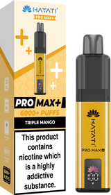 Hayati Pro Max Plus 6000 Prefilled Vape Box of 5