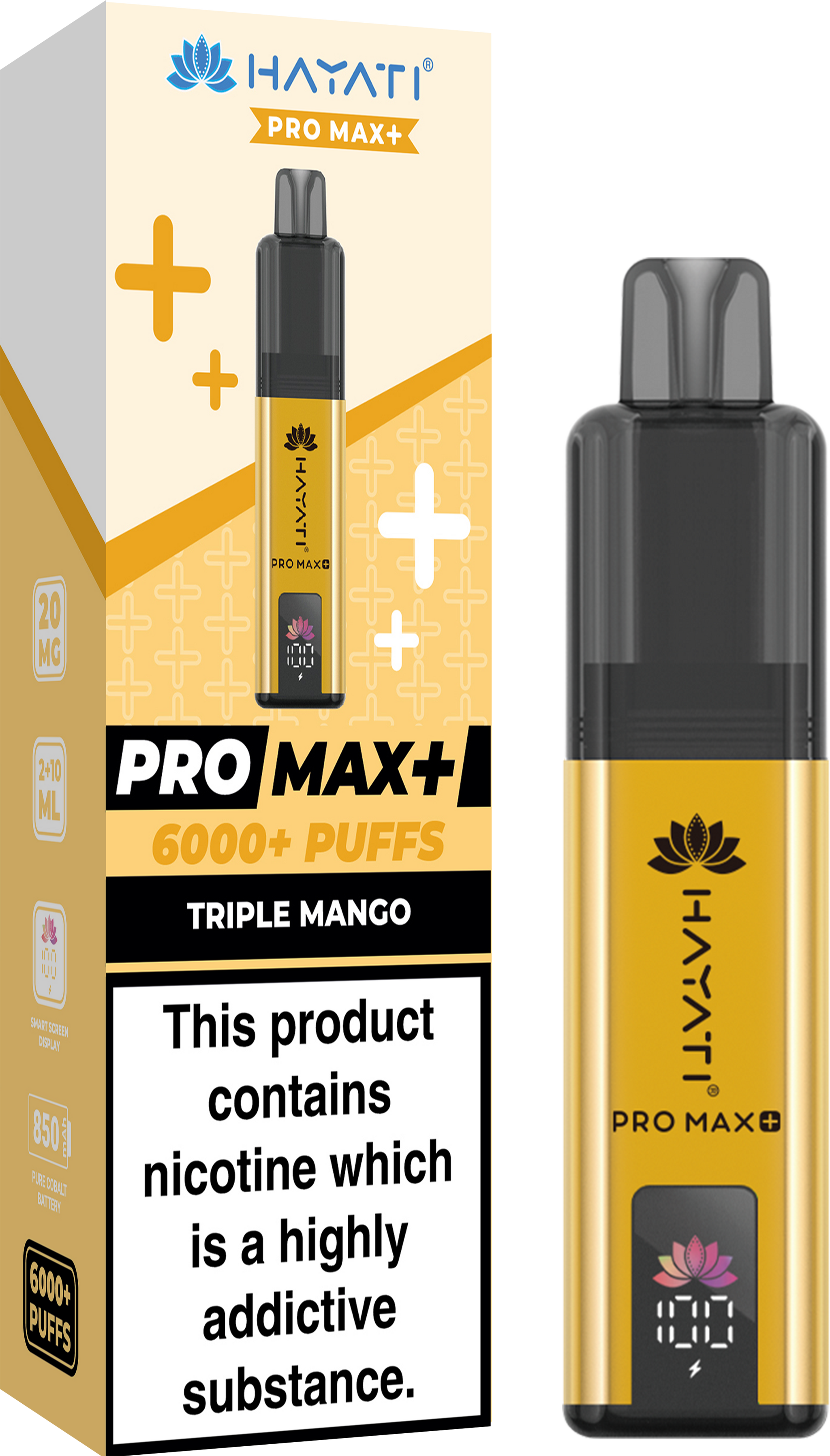 Hayati Pro Max Plus 6000 Prefilled Vape Box of 5
