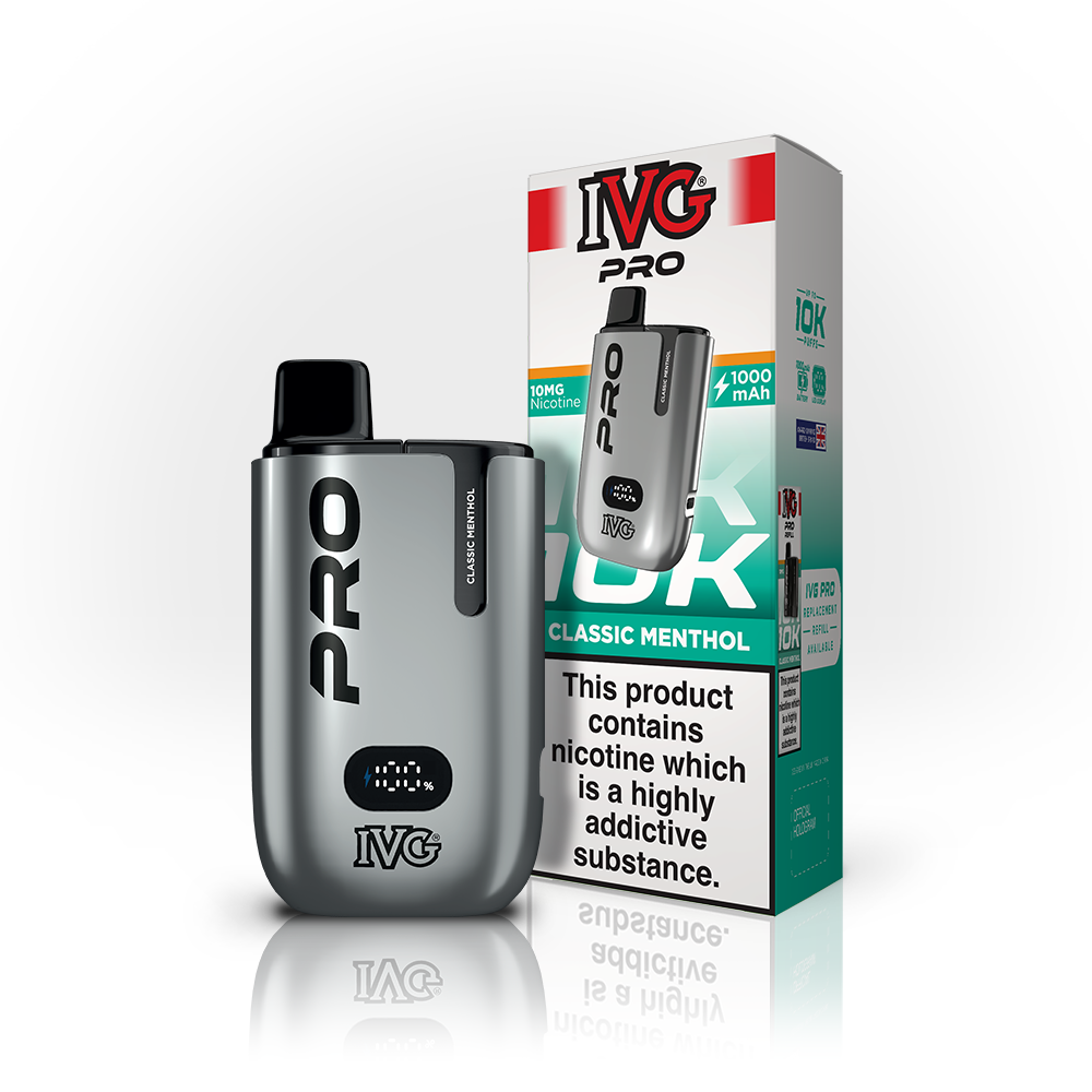 Buy 10MG IVG Pro 12 Prefilled Vape Pod Kit Box of 5 Menthol