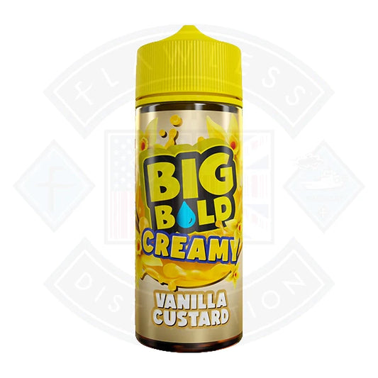 Buy Big Bold Creamy - Vanilla Custard 0mg 100ml Shortfill