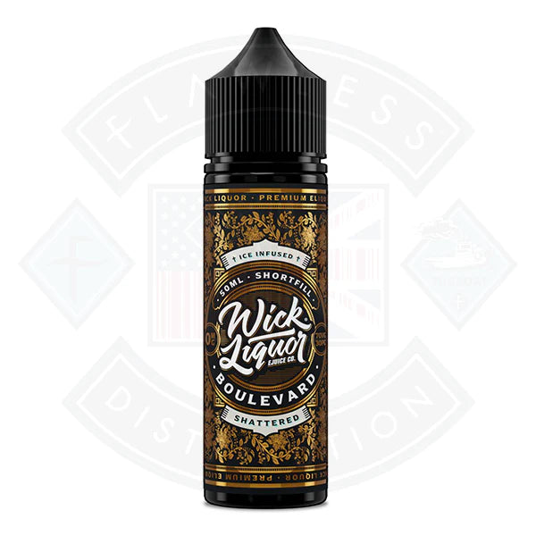 Buy Wick Liquor Boulevard Shattered 0mg 50ml Shortfill E-liquid