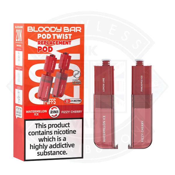 Buy Bloody Bar Pod Twist 20K Prefilled Pods + Refill Containers