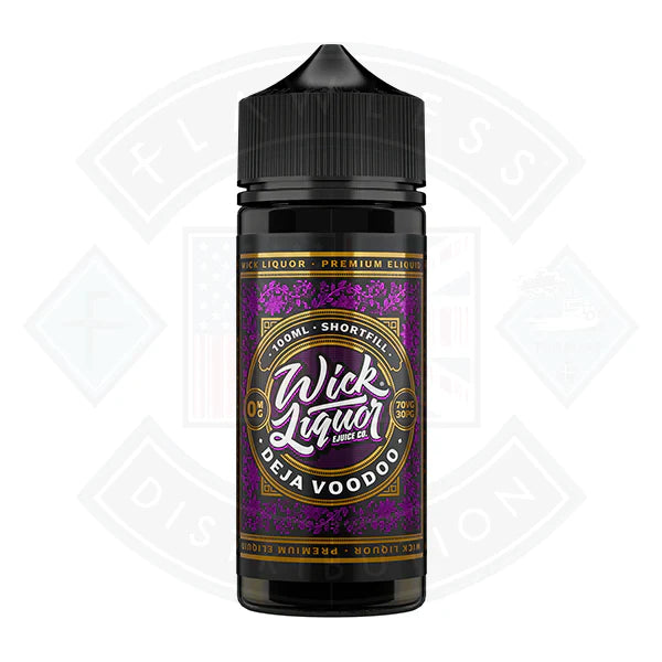 Buy Wick Liquor Deja Voodoo 0mg 100ml Shortfill E-liquid