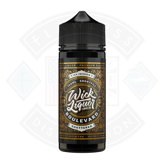 Buy Wick Liquor Boulevard Shattered 0mg 100ml Shortfill E-liquid