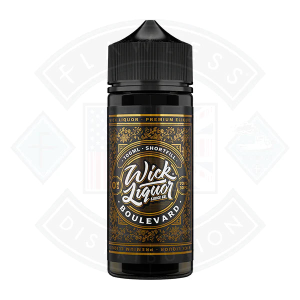 Buy Wick Liquor Boulevard 0mg 100ml Shortfill E-liquid