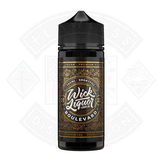 Buy Wick Liquor Boulevard 0mg 100ml Shortfill E-liquid