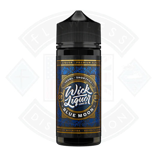 Buy Wick Liquor Blue Moon 0mg 100ml Shortfill E-liquid