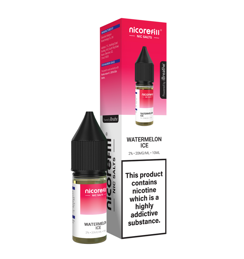 Nicorefill Nic Salt 10ml E-Liquid Box of 10
