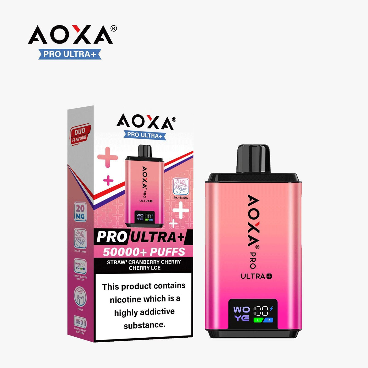 Aoxa Pro Ultra Plus 50k Vape Kit Box of 5