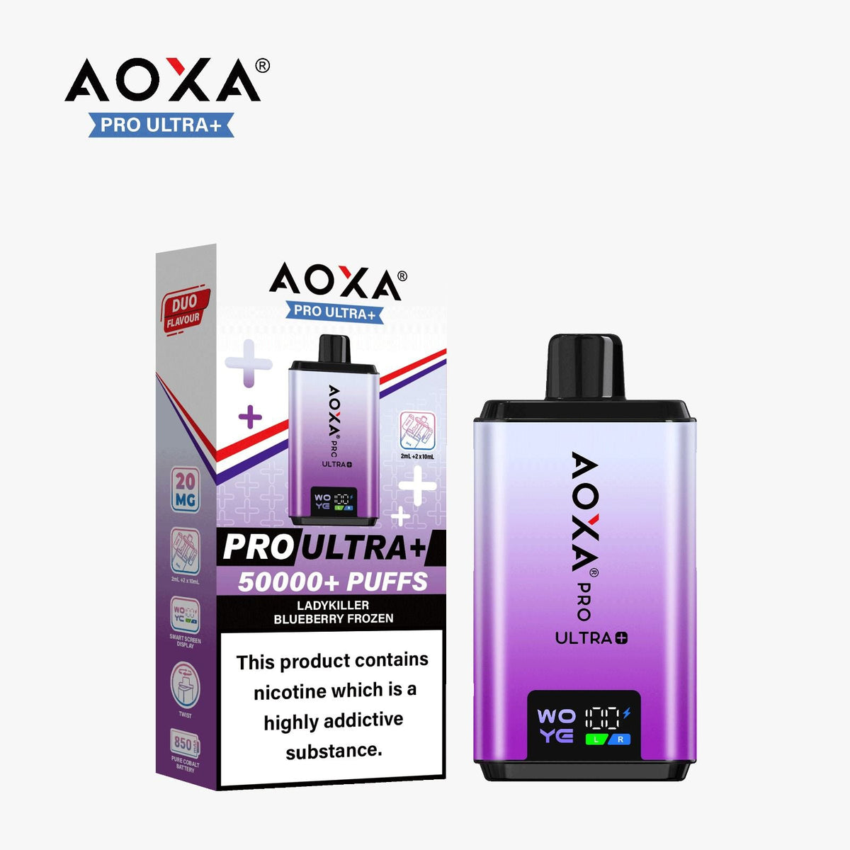 Aoxa Pro Ultra Plus 50k Vape Kit Box of 5