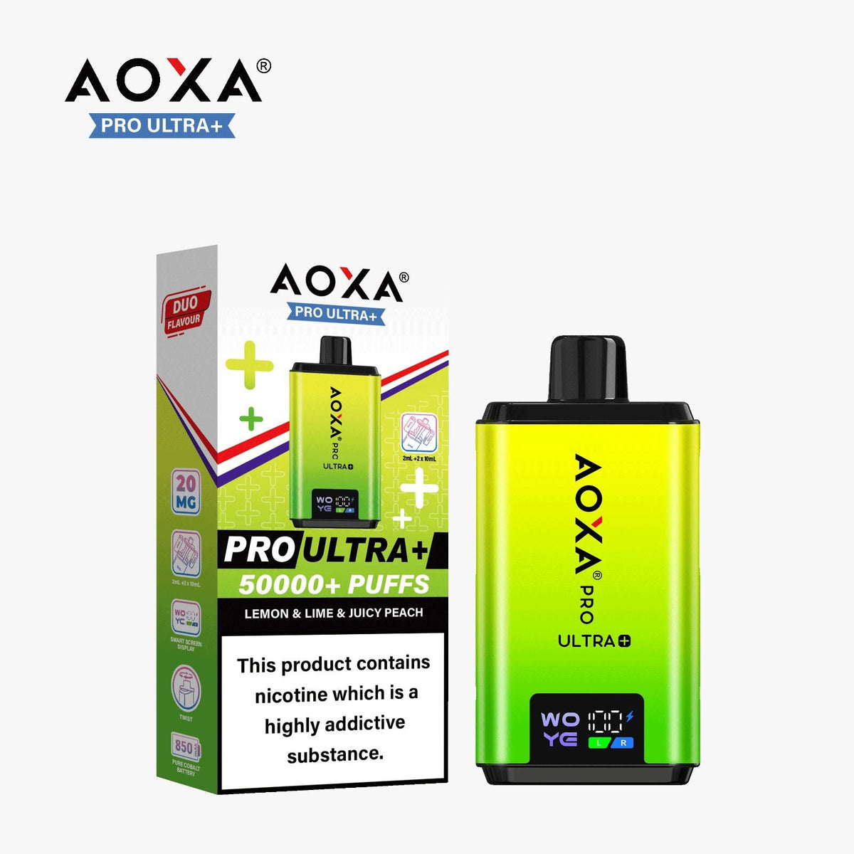 Aoxa Pro Ultra Plus 50k Vape Kit Box of 5