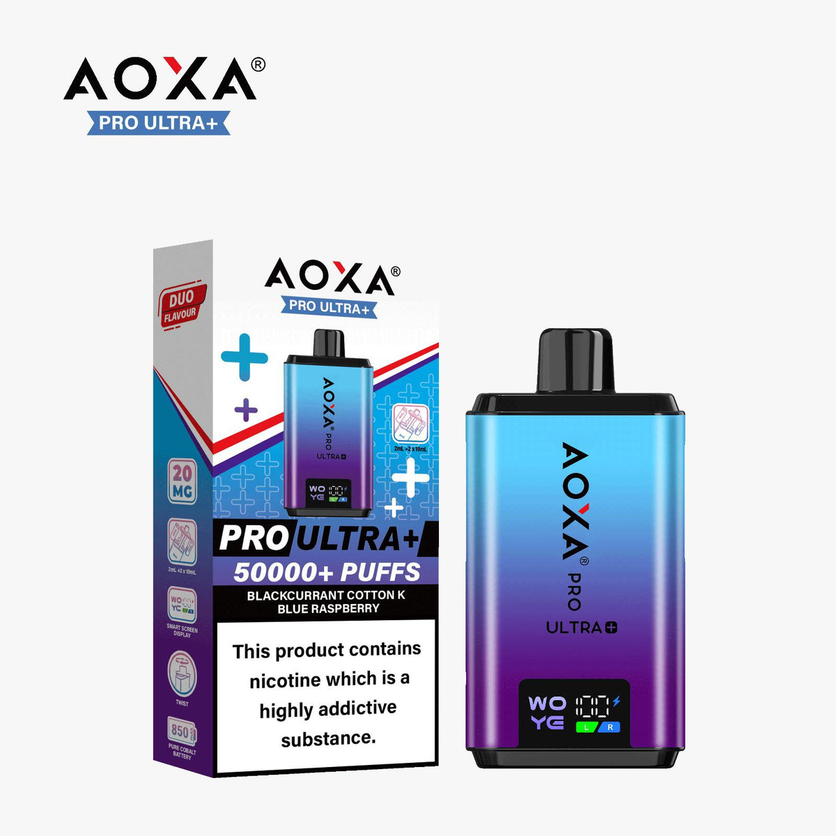 Aoxa Pro Ultra Plus 50k Vape Kit Box of 5