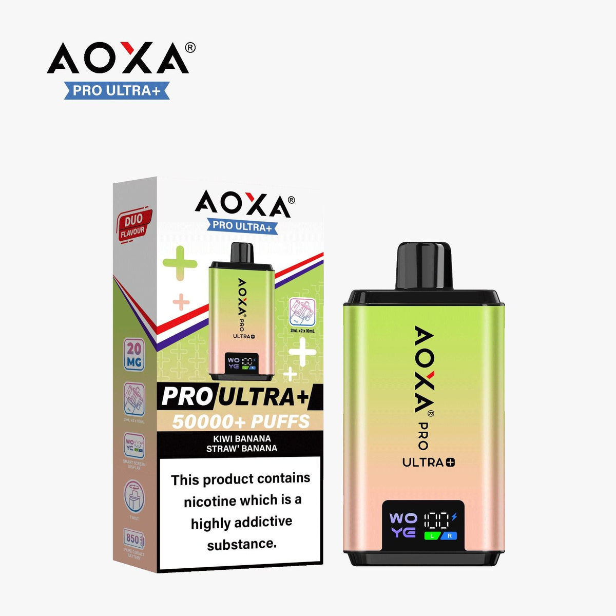 Aoxa Pro Ultra Plus 50k Vape Kit Box of 5