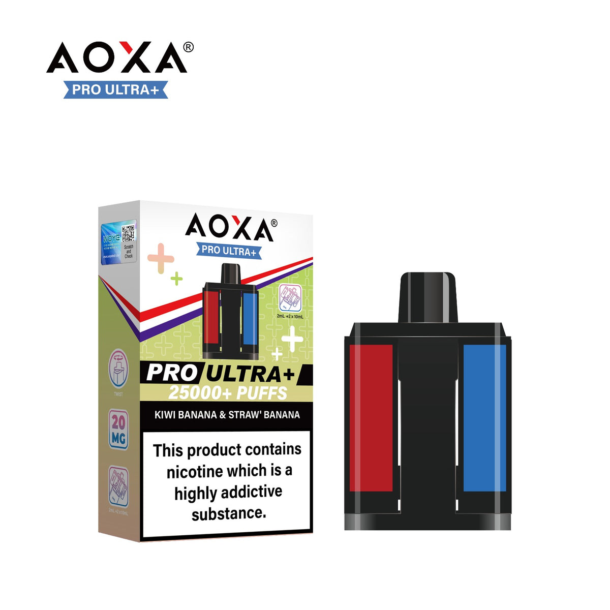 Aoxa Pro Ultra Plus 50k Refill Pods Box of 5