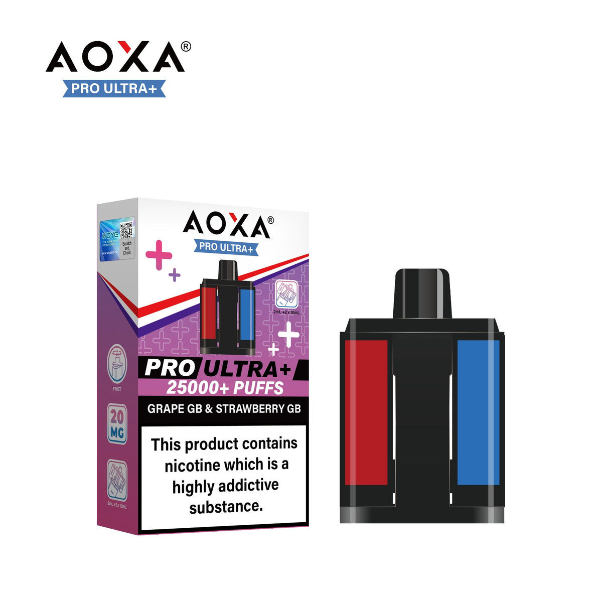 Aoxa Pro Ultra Plus 50k Refill Pods Box of 5