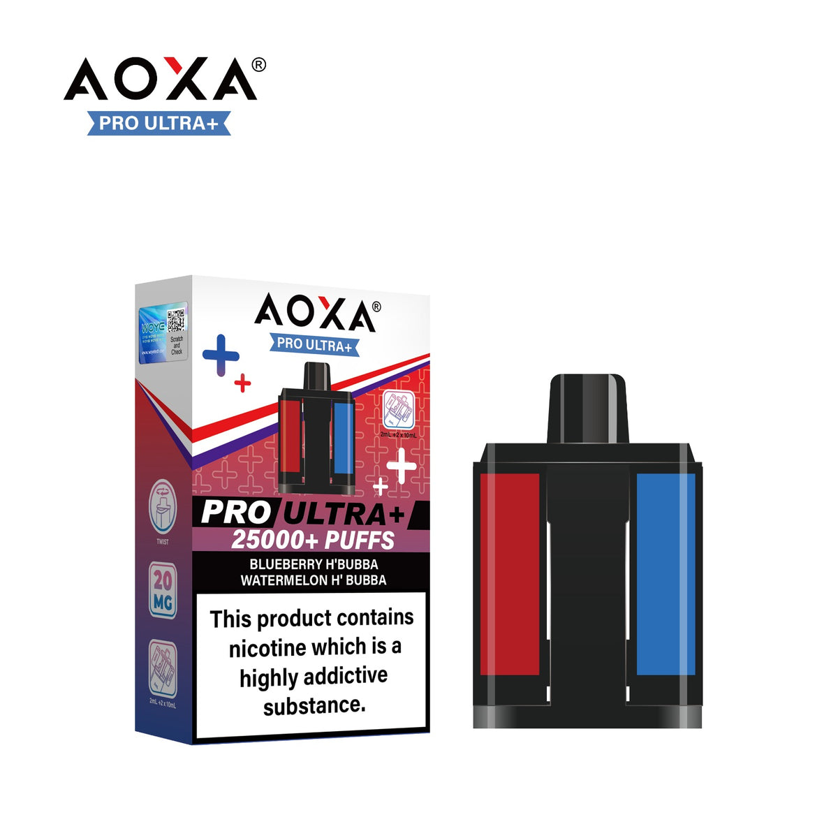 Aoxa Pro Ultra Plus 50k Refill Pods Box of 5