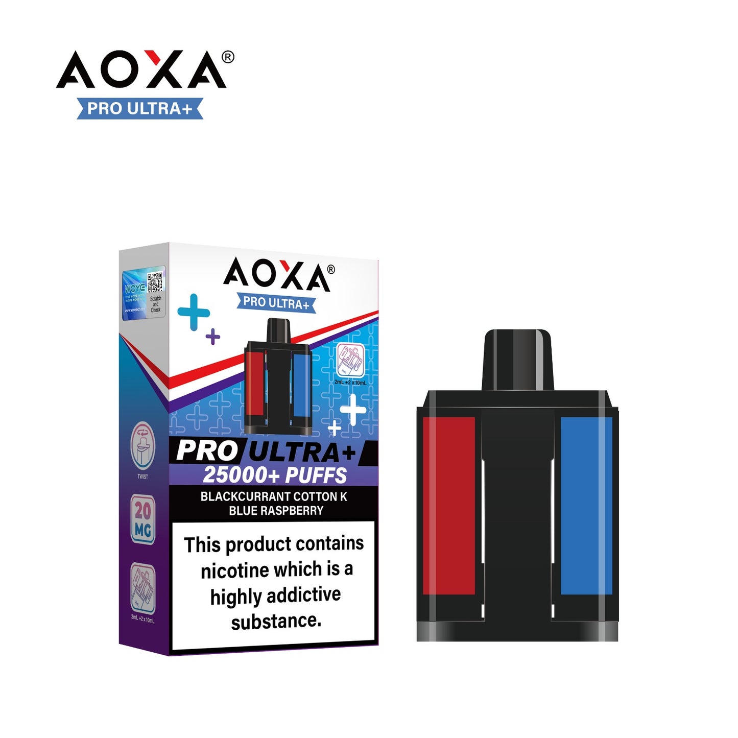 Aoxa Pro Ultra Plus 50k Refill Pods Box of 5